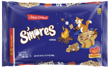 MALT O MEAL 'S'mores' with flavor of Chocolate, Marshmallow, Honey 850 gr